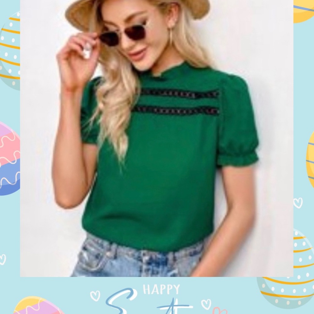 Shein blouse 💚 - Picture 1 of 6